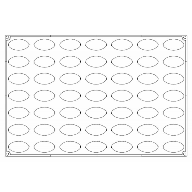 Stampo Quenelle Silicone