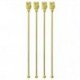 Palette Cocktail Fenicottero Cm 21,5 Conf 4 Pz, Inox, Rame