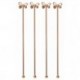 Palette Cocktail Fenicottero Cm 21,5 Conf 4 Pz, Inox, Rame