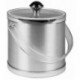 Secchio Ghiaccio Plastica Satin Metal Look