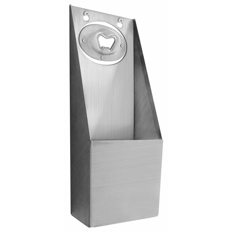 Levacapsule Da Muro C/Contenitore Inox
