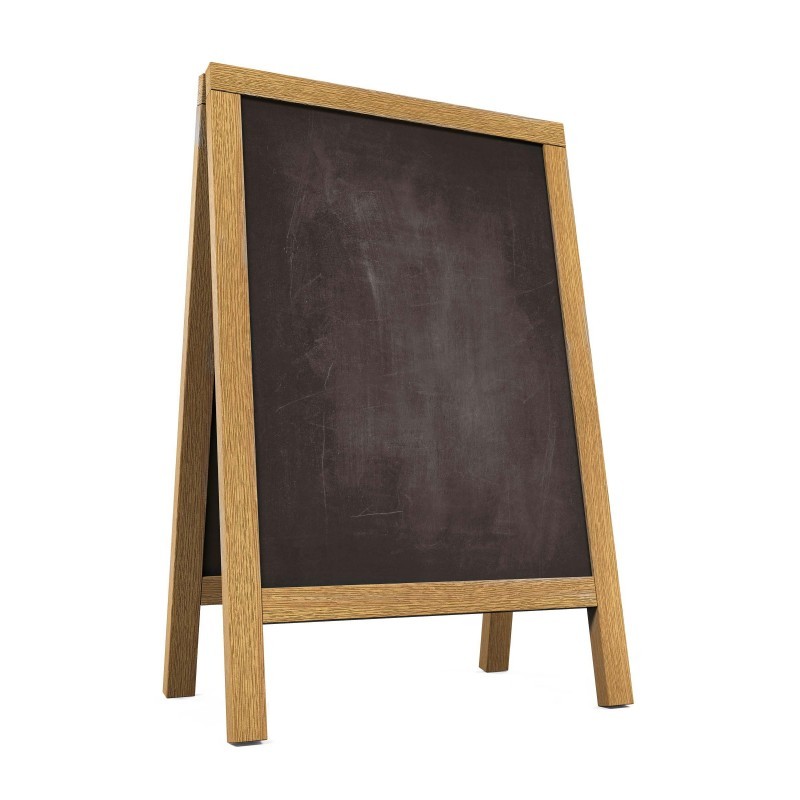 Lavagna Cavalletto Bifacciale MDF