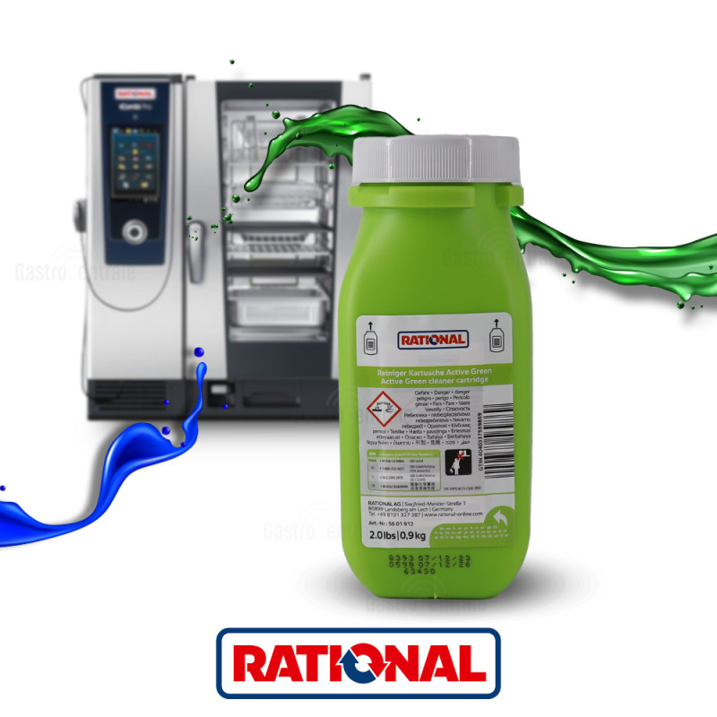 conf. 6 cartuccie detergenti Active Green per forno RATIONAL iCOMBI con iCARESYSTEM AutoDose