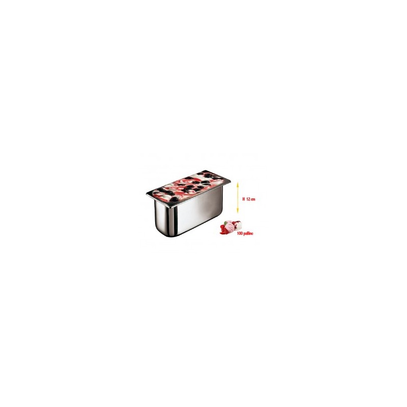 PADERNO bacinella per gelato Inox cm 36X16,5