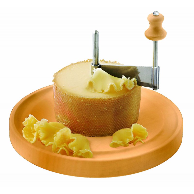 Grattugia Formaggio Rotatoria Legno Inox PS Ø Cm 22 H 17