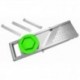 Mandolino 3 Lame Cm 33,5X11X2,3 Inox