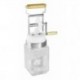 Mantecatore Burro Lt 1,6 Inox Legno Vetro PP Cm 11,5X11,5X40