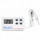 Termometro Frigo/Freezer Digitale ABS Cm 1,5X5X7 Range -50+70°C