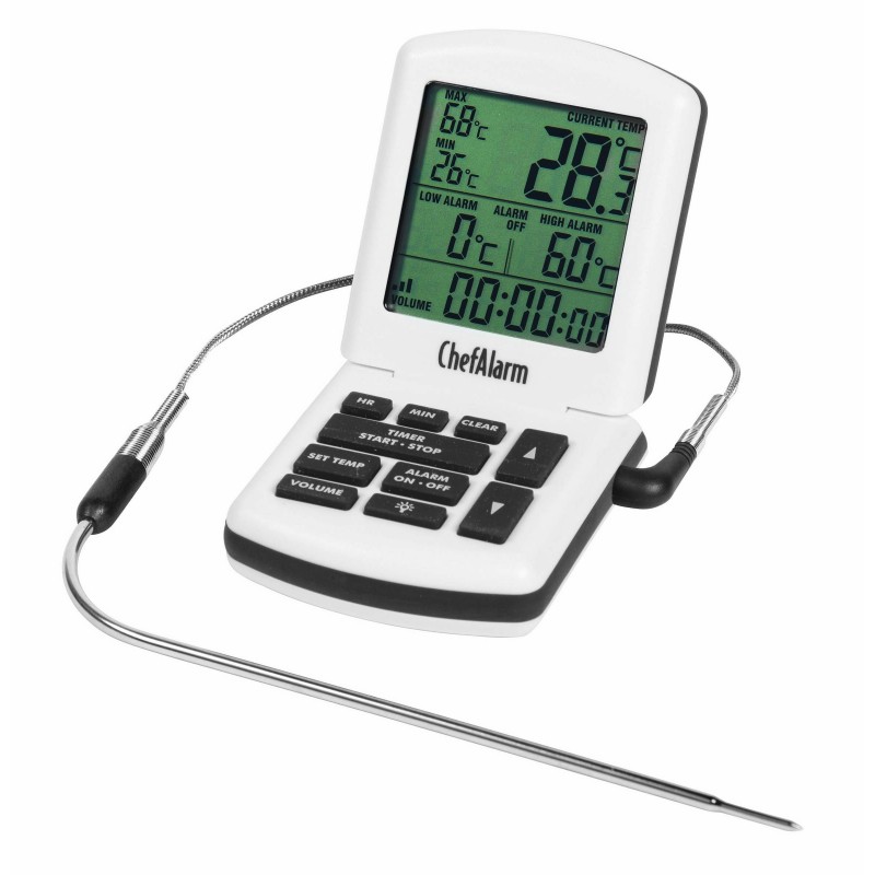 Termometro/Timer Cm 1,9X7X15,2  Range -50+300°C