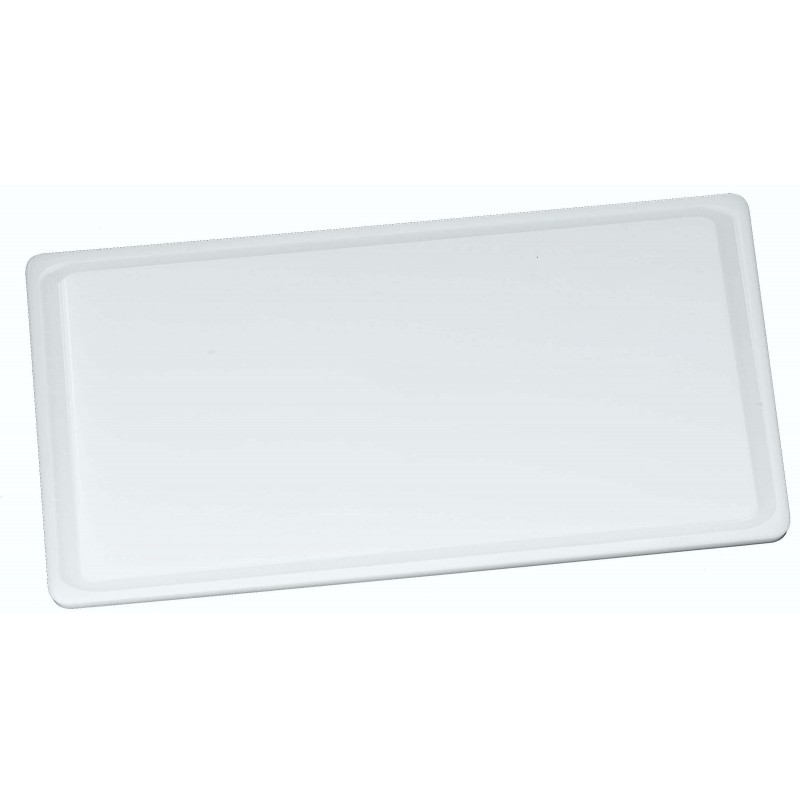 Tagliere Bianco Gn 2/1 C/Scanalatura Pe