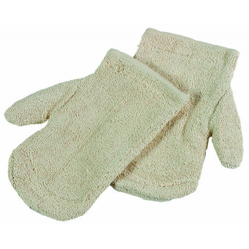 Confezione 2 Pz Guanti Da Forno Cotone Esecuzione Pesante