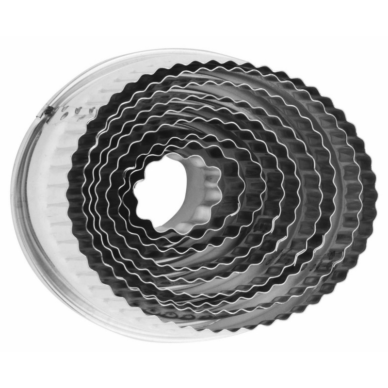 Tagliapasta Ovale Festonato Inox