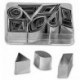 Confez.42 Pz Tagliapasta Geometrici Inox