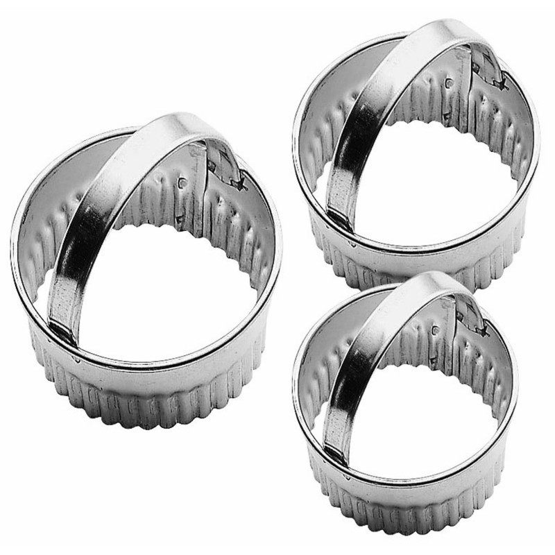 Set 3 Pz Cerchio Feston.Cm 6-7-8 Inox