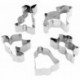 Set 5 Pz Tagliapasta Pasqua Inox