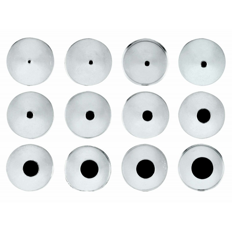 Conf12 Pz Bocchette Assortite Inox