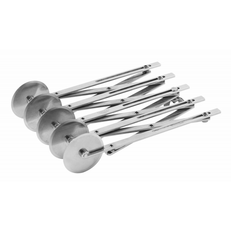 Rullo Taglia Pasta Estensibile Gr580 Lame Liscie Inox