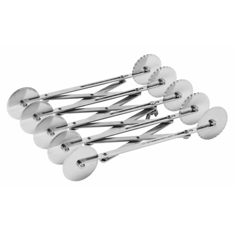 Rullo Taglia Pasta Estensibile Gr710 Lame Doppie Inox