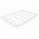 Stampo Pera Silicone Cm 40x30 Ø Mm 53 H 70 Ml 90 Pz 20