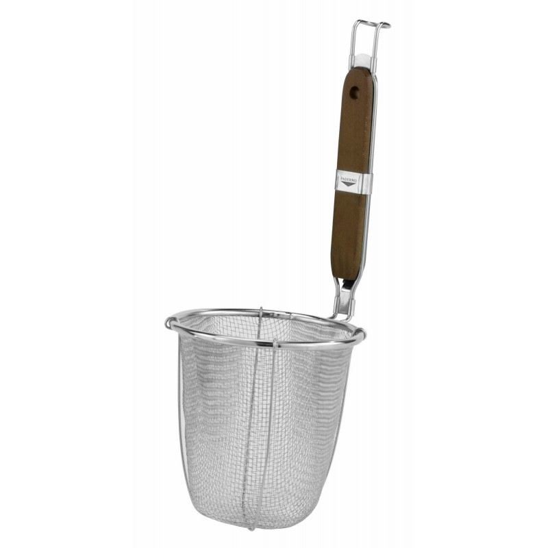 Colino Per Spaghetti Cinesi Piatto Manico In Legno Inox