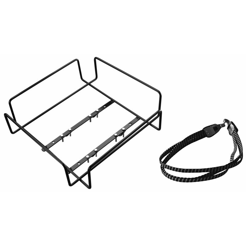 Cestello Portapacchi+Gancio Elastico Metallo Cm 46x46x16