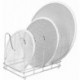 Rastrelliera Per 96 Retine Pizza Inox Cm 23X35,6