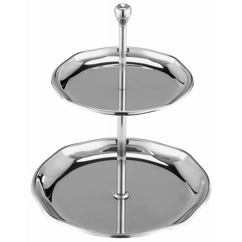 Alzata Cioccolatini 2 Piani Linea 663 Inox