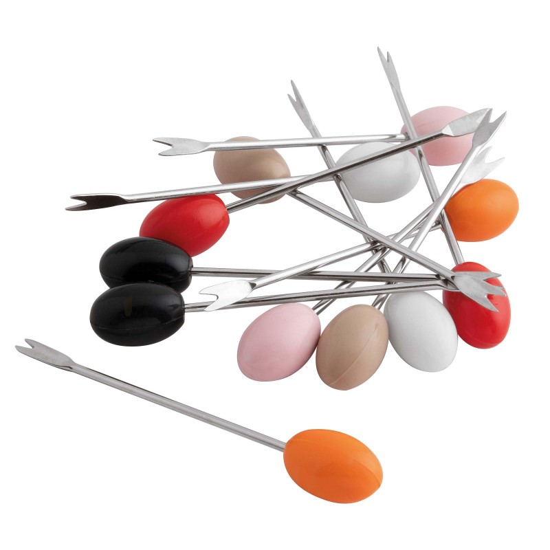 Forchettine Lumache Cm 8 Set 12 Pz Inox