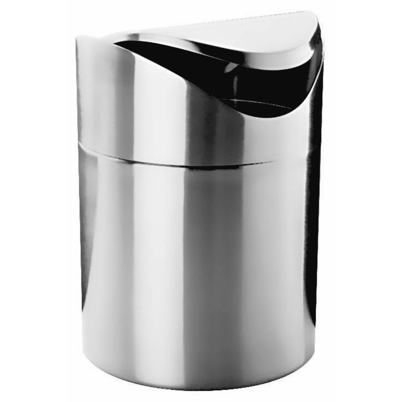 Portarifiuti Da Tavola Ø Cm 12 H 17 Inox