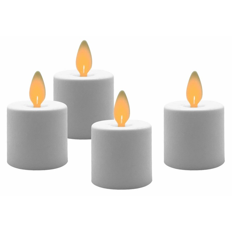 Set 4 Tea Light, Resina Ø 3,65 Cm - H 3,53
