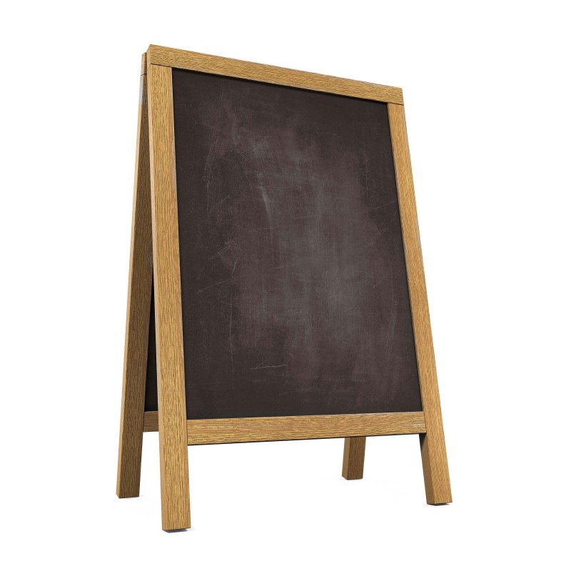 Lavagna Cavalletto Bifacciale MDF