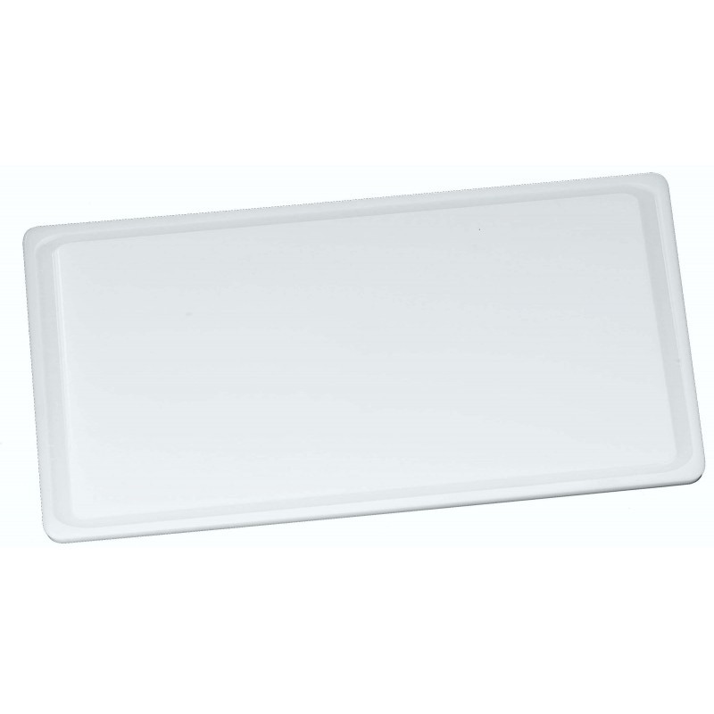Tagliere Bianco Gn 2/1 C/Scanalatura Pe