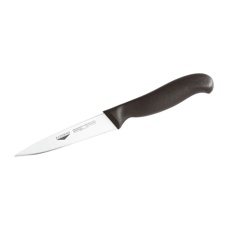 PADERNO Coltello Spelucchino Nero, Serie Tranciata